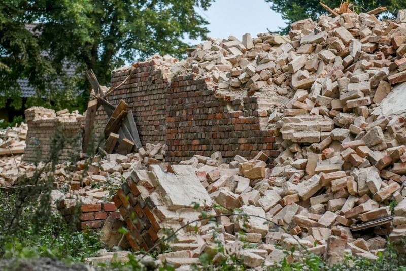 Tyle zostało z kościoła św. Trójcy na Morasku...