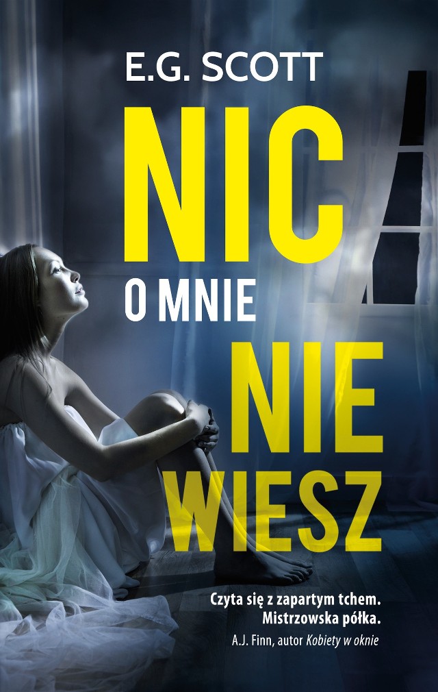 "Nic o mnie nie wiesz", E.G. Scott, Wydawnictwo Muza, Warszawa 2020, stron 446. Przekład: Jacek Żuławnik