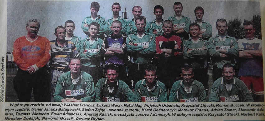 20 lat temu Pogoń Staszów pokazała się w Pucharze Polski. Pamiętacie zespół, który stoczył pasjonujący mecz ze Stomilem Olsztyn [ZDJĘCIA]