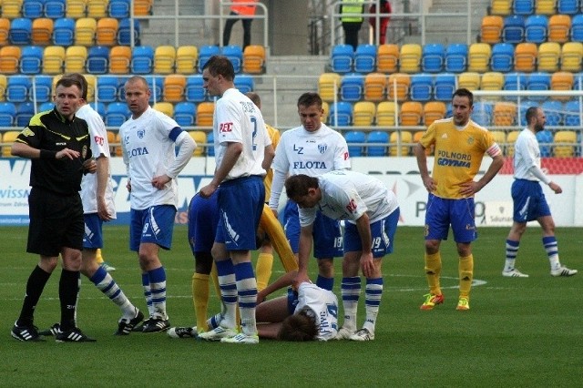 Piłkarze Floty w ostatnim meczu wywalczyli remis w Gdyni