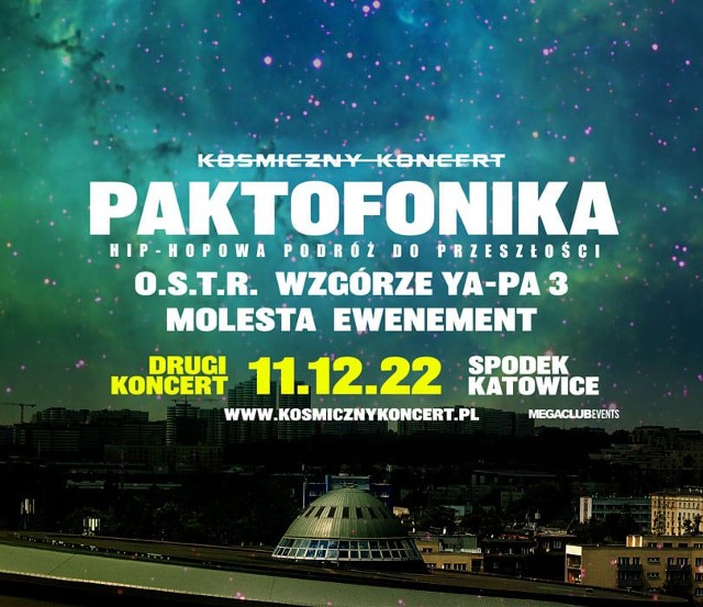 Drugi z "Kosmicznych koncertów" odbędzie się 11 grudnia. Bilety na 10 grudnia sprzedały się w błyskawicznym tempie.