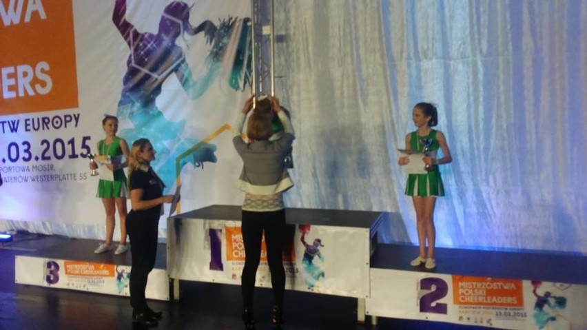 Trzpioty wytańczyły sukces ma Mistrzostwach Polski Cheerleaders