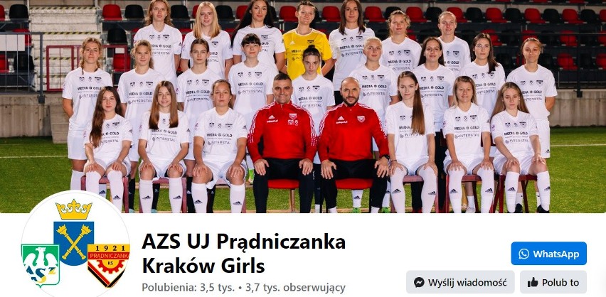 8. AZS UJ Prądniczanka Kraków Girls (drużyna kobiet) - 3,5...