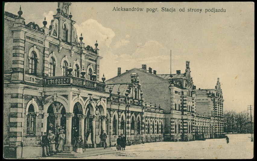 Dworzec w Aleksandrowie, z którego odjeżdżało się do...