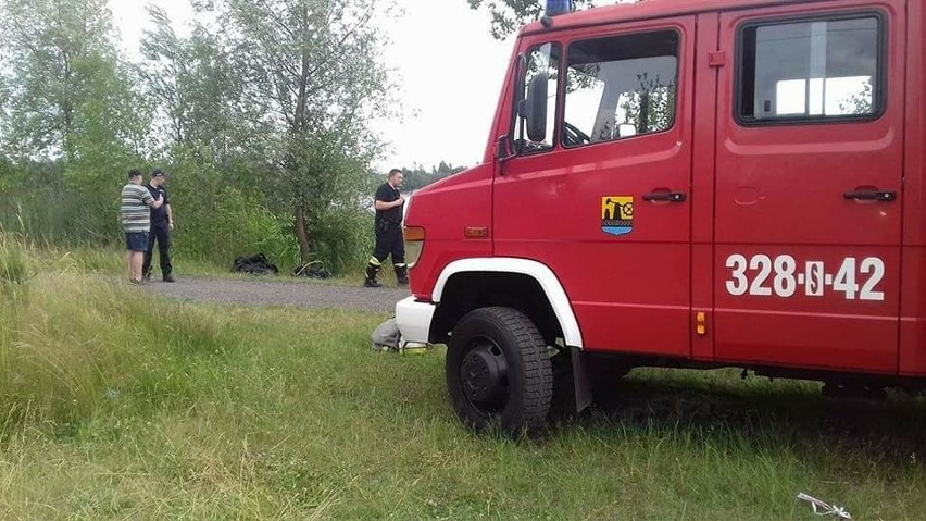 Akcja ratunkowa na jeziorze Morawa
