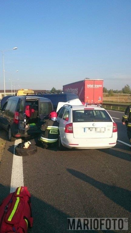 Karambol na autostradzie A4 pod Opolem