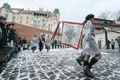 Fot. Anna Kaczmarz, szczepowa "Huraganu 28" w latach 1990 - 1992