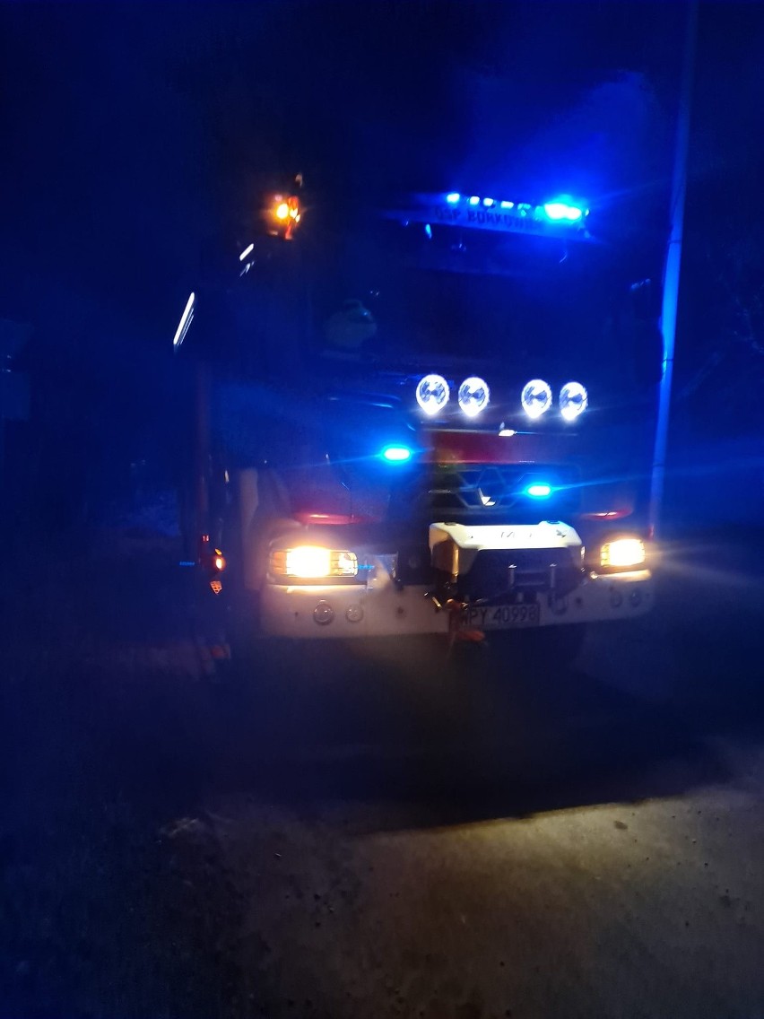 Podpalenia nieużytków i traw w gminie Borkowice. Strażacy gasili pożar w czwartek 16 grudnia. Zobacz zdjęcia