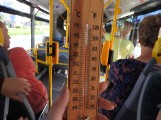 Zmierzyliśmy temperaturę w białostockich autobusach. Koszmar! [zdjęcia]