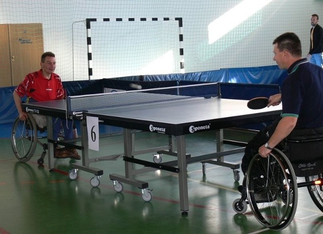 Trzeci raz w Tarnobrzegu spotkali się najlepsi niepełnosprawni tenisiści stołowi.