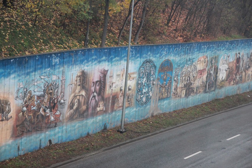 W Przegorzałach pojawił się nowy mural. Te już istnieją w Krakowie [ZDJĘCIA]