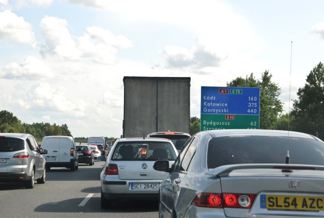 Otwarcie bramek na A1 usprawniło ruch już po 15 min.