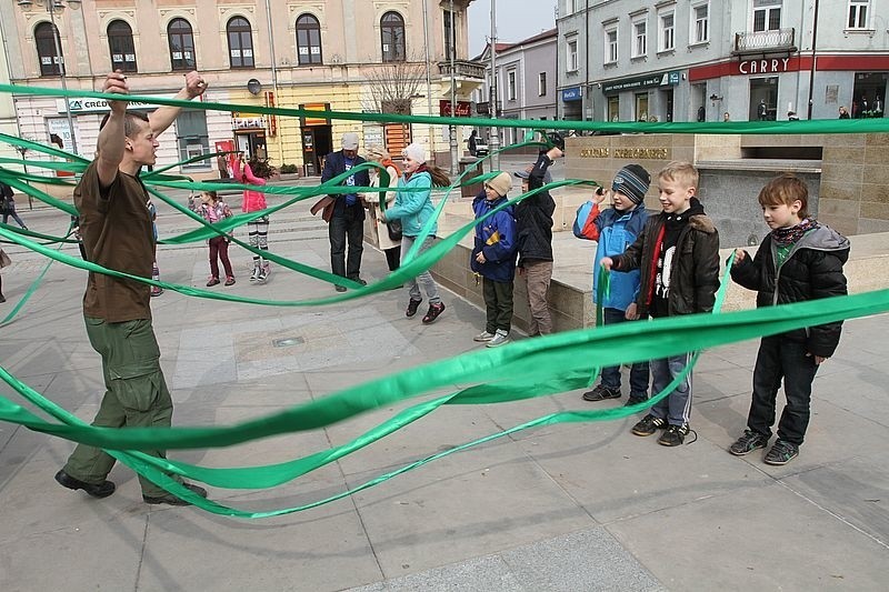 Kampania "Las - mamy szczęście" w Kielcach
