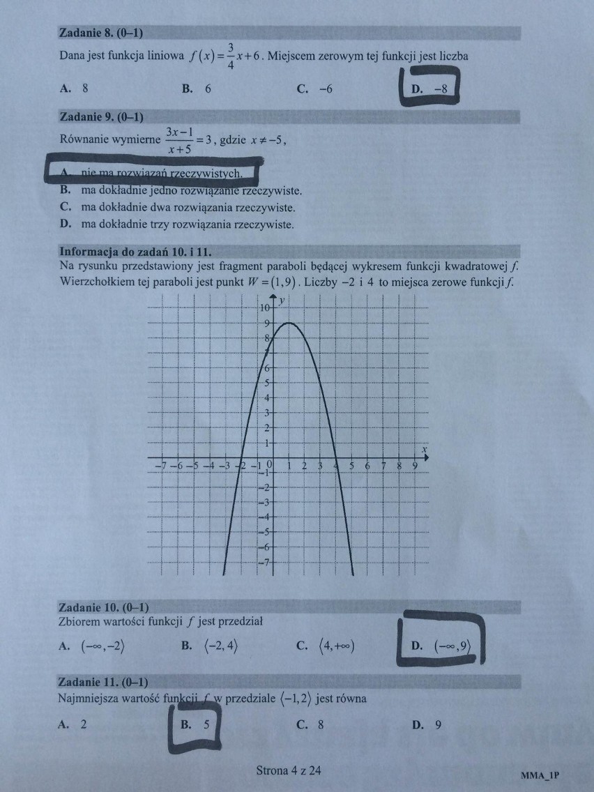 Matura 2016 MATEMATYKA Rozwiązany ARKUSZ CKE. Zobacz i...