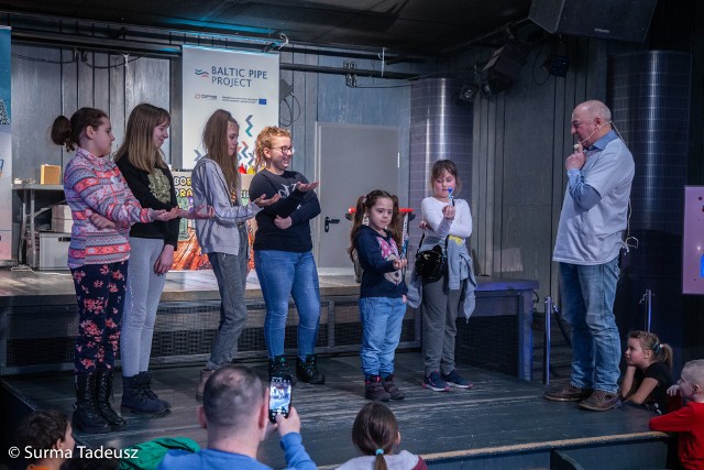 Piknik edukacyjny ZImowa Strefa Ciepła Baltic Pipe był 12 lutego na Małej Scenie Stargardzkiego Centrum Kultury