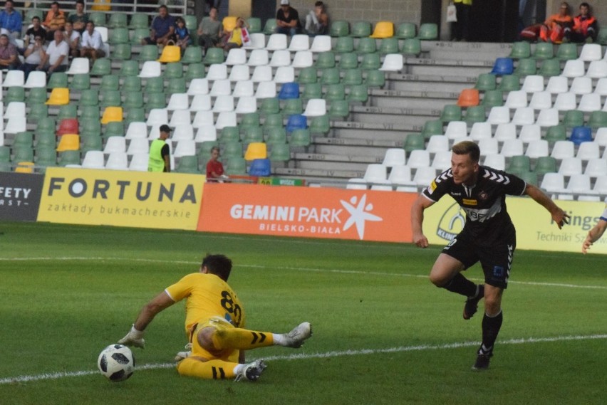 11.08.2018 podbeskidzie garbarnia krakow stadion miejski w...