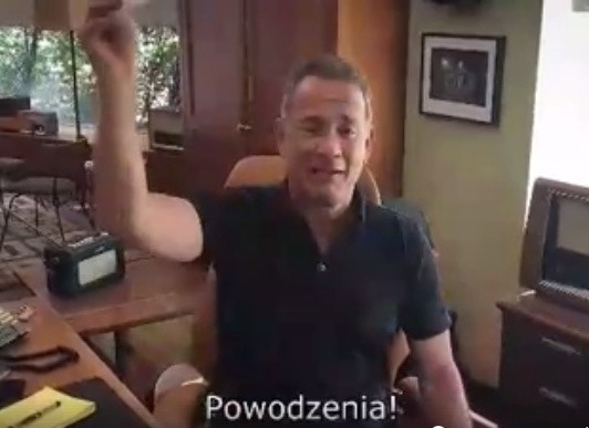 Tom Hanks dziękuje za akcję z Fiatem