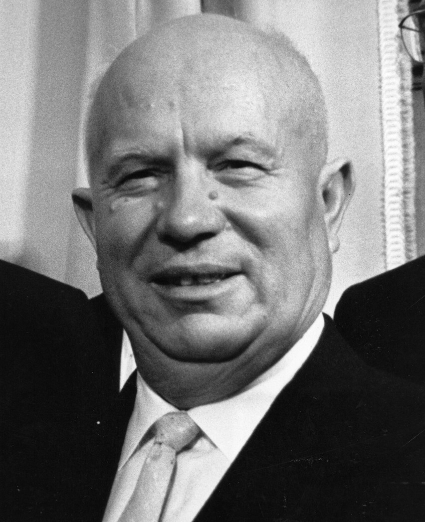 Nikita Chruszczow, I sekretarz KPZR. W 1954 roku miał wobec...