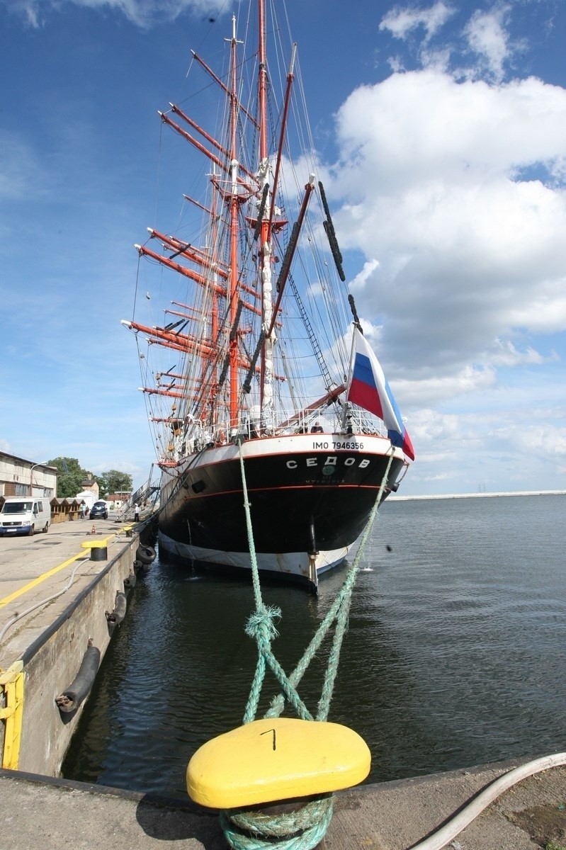 Operacja Żagle Gdyni 2014. Do portu wpłynął rosyjski żaglowiec Sedov [ZDJĘCIA, WIDEO] 