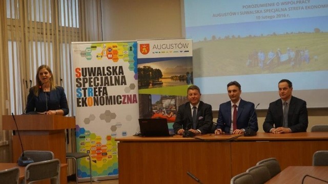 Porozumienie samorządu Augustowa z zarządem Suwalskiej Specjalnej Strefy Ekonomicznej