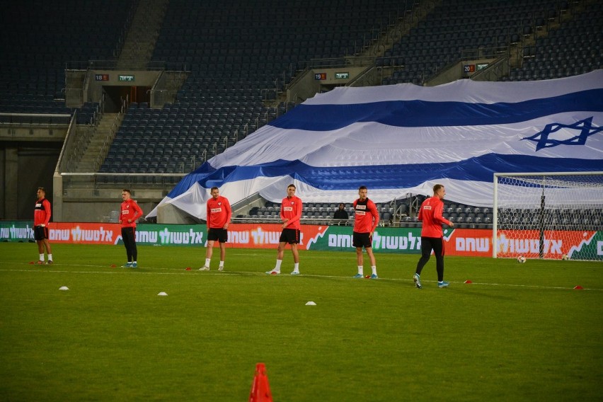 Trening reprezentacji Polski na stadionie w Jerozolimie