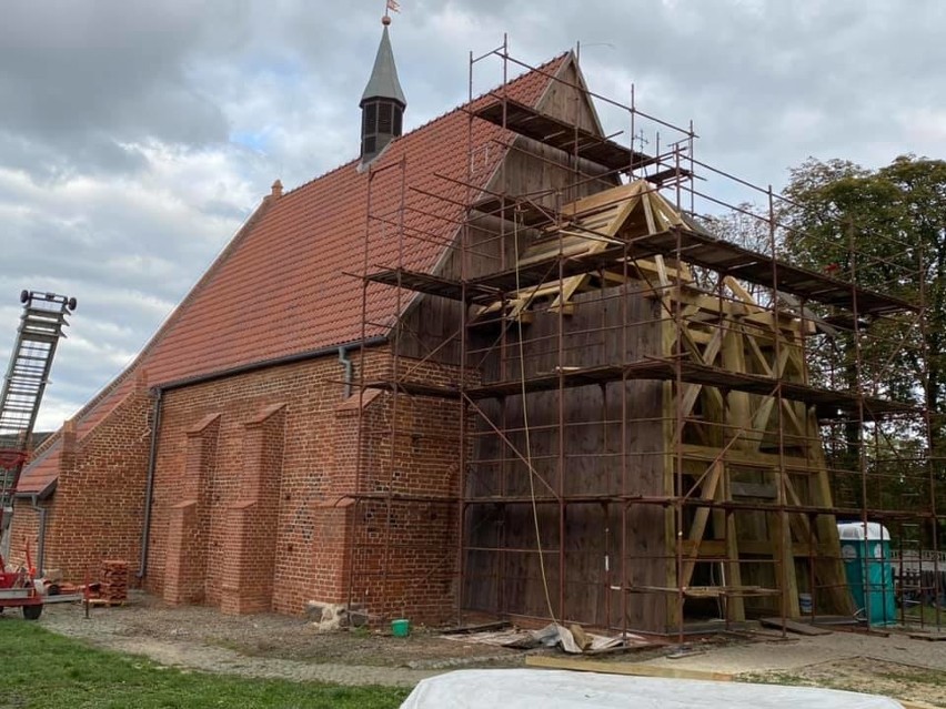 Postępuje remont gotyckiego kościoła św. Barbary w Orłowie