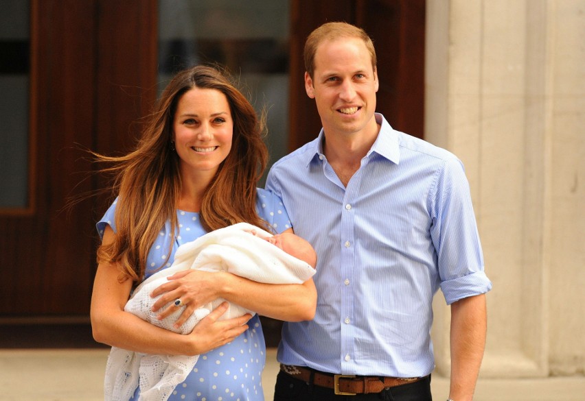 Kate i William po narodzinach syna George'a