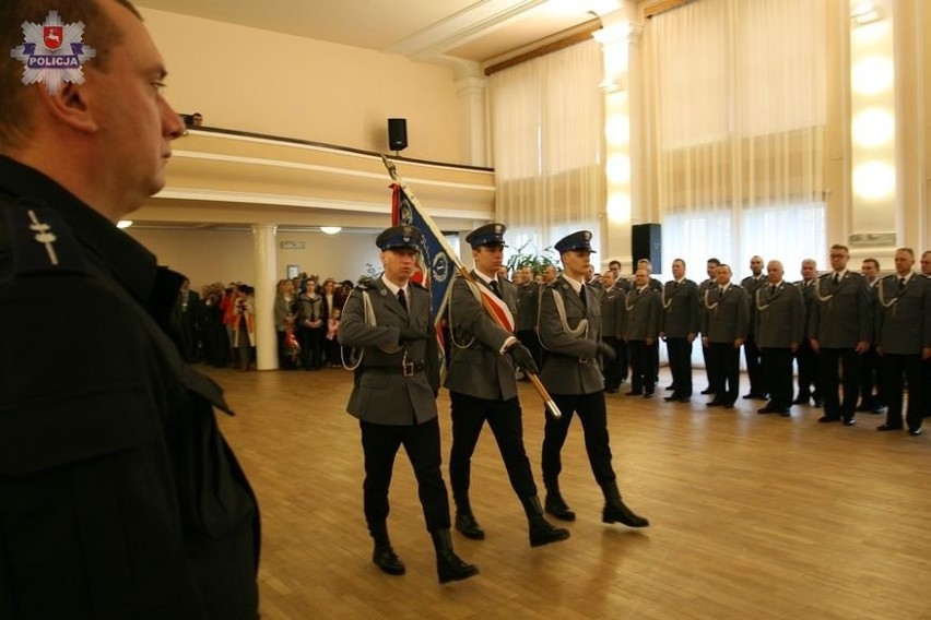 Lublin: 40 nowych policjantów złożyło ślubowanie (ZDJĘCIA, WIDEO)