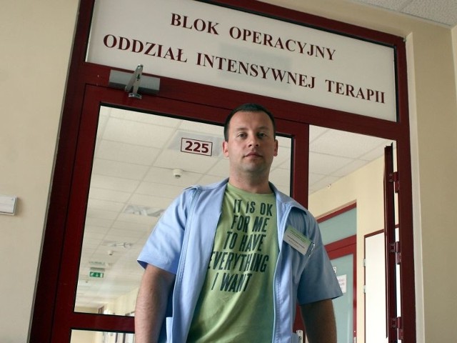 Doktor Radosław Gutowski był przy tym jak po raz po raz pierwszy w Tarnobrzegu pobierano narządy do przeszczepu.