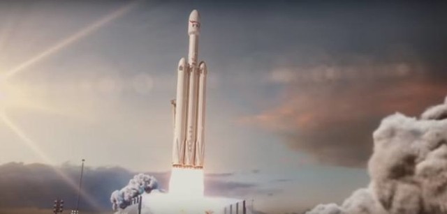Falcon Heavy - start na Marsa. Transmisja na żywo.