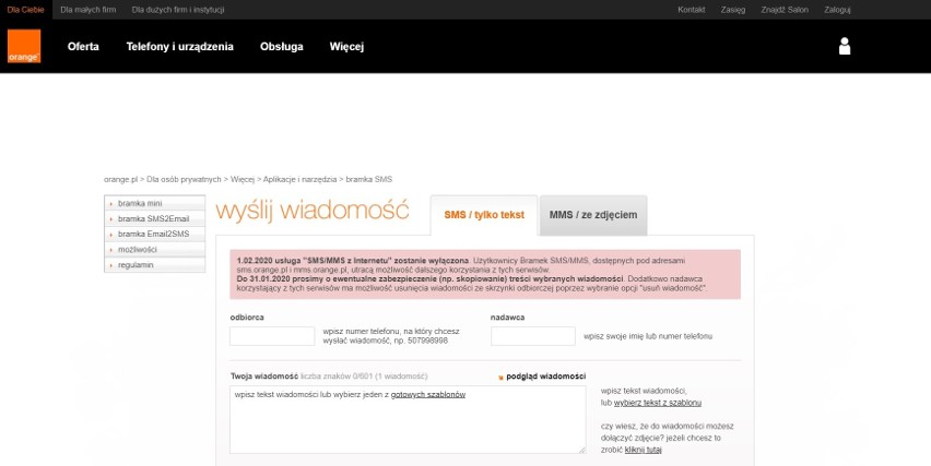 Orange i Plus wyłączają popularne usługi SMS i MMS. Tak nie wyślesz już wiadomości!