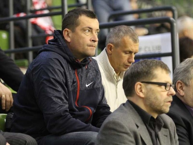Mecze obserwuje trener Korony Kielce Marcin Sasal.