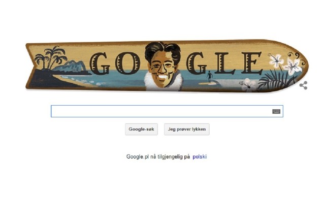 Duke Kahanamoku - kim był? Google dało Doodle