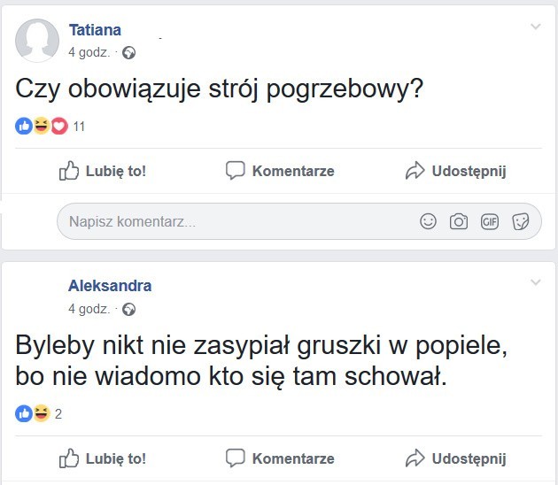 Zakład pogrzebowy z Bytomia organizuje walentynki. Zobaczcie komentarze internautów!