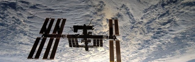 ISS widziana z promu Endeavour 28 listopada 2008 r.