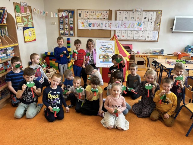 Dzieci z przedszkola w Ninkowie dowiedziały się już, jak ciekawe mogą być książki.