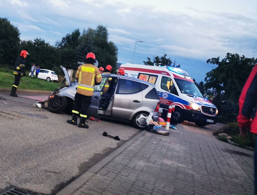 Wypadek na ul. Franciszkańskiej w Koszalinie