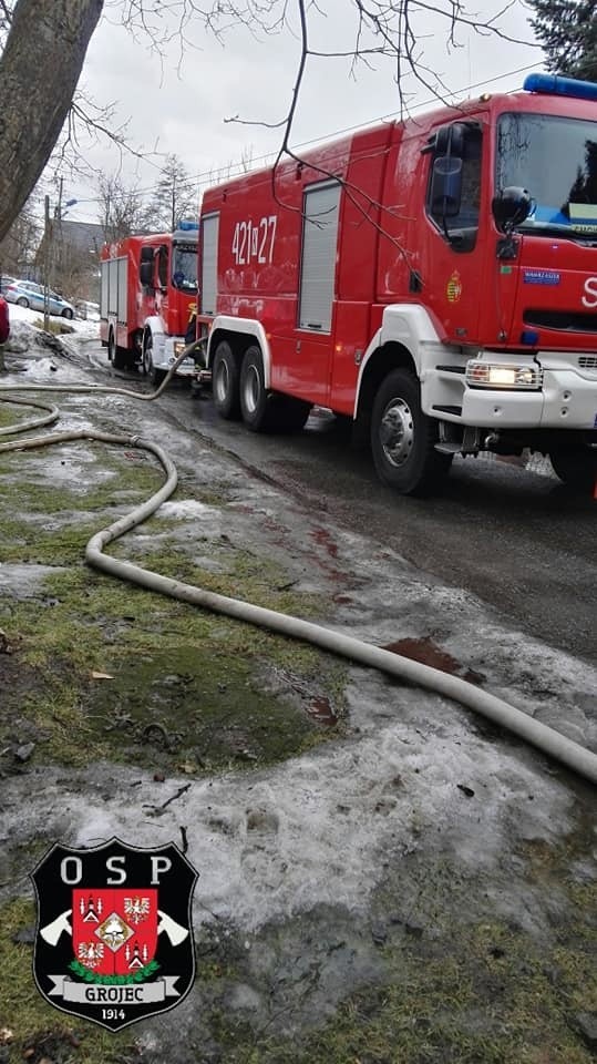 Kwaczała. Dom spłonął doszczętnie. Jedna osoba ranna [ZDJĘCIA]