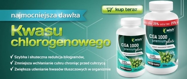 CGA800 mg Kwas chlorogenowy – CGA 1000 sekret odchudzania - gdzie kupić, cena, opinie 