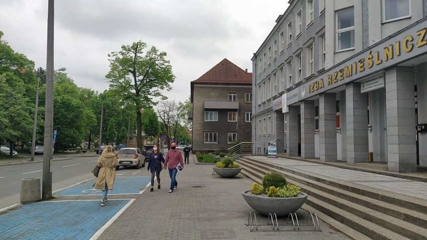 Rejon skrzyżowania ulicy Katowickiej z Ozimską w Opolu do...