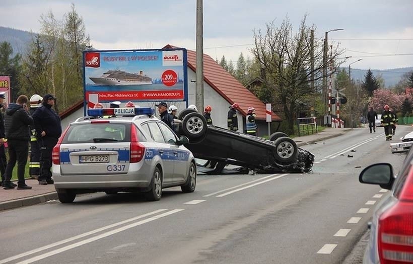 Wypadek wyglądał groźnie