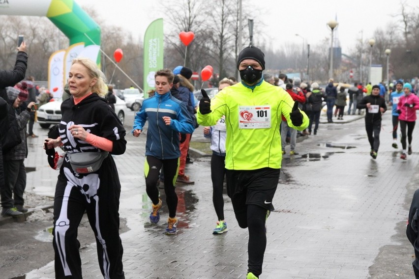 Bieg Walentynkowy 2017 w Dąbrowie Górniczej