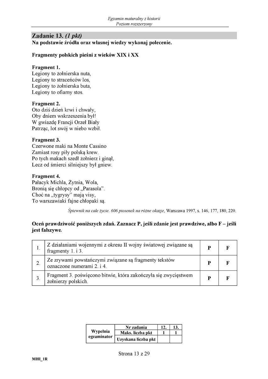 HISTORIA MATURA 2018 ODPOWIEDZI, ROZWIĄZANIA ARKUSZE CKE...