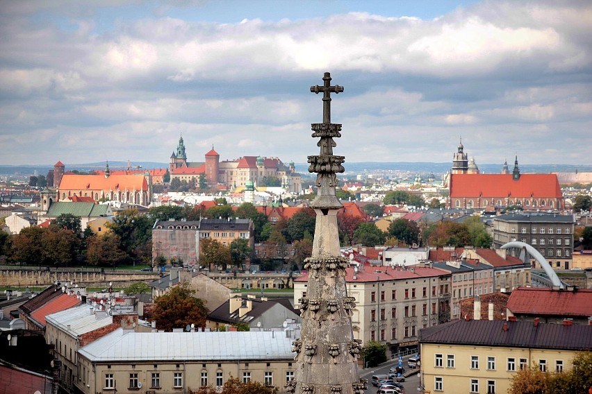 Kraków. Panorama Krakowa z wieży kościoła św. Józefa [ZDJĘCIA]