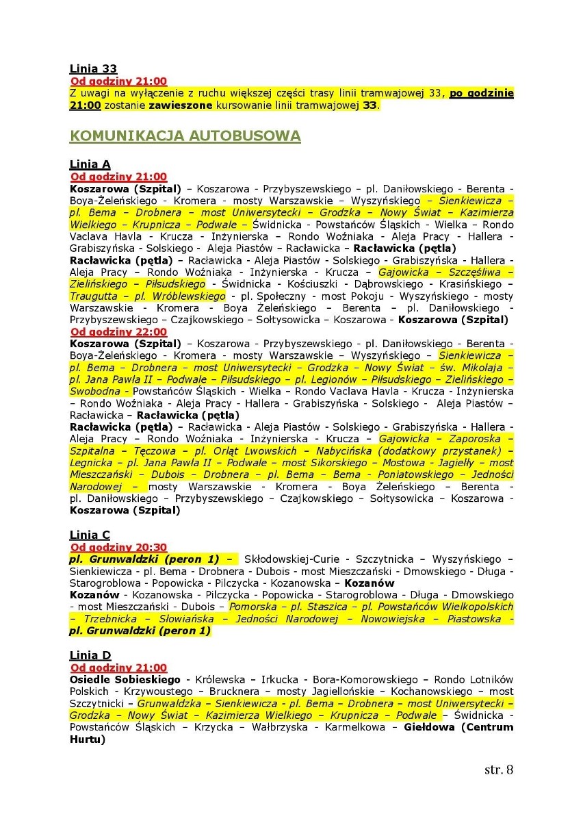 6. PKO Nocny Wrocław Półmaraton już dziś [UTRUDNIENIA W RUCHU, ZMIANY W MPK, TRASA]