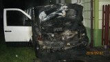 Pożar samochodu w Białogardzie