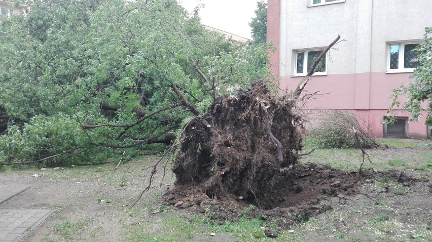 Burza i ulewa w Krakowie. Po wielkiej burzy jaka przeszła...