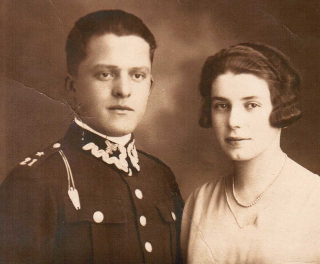 Ślubne zdjęcie moich rodziców, Zofii i Longina, którzy pobrali się w Bielsku we wrześniu 1928 roku