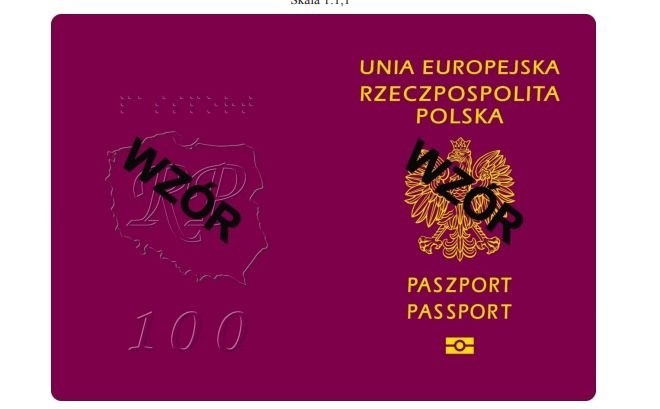 PASZPORT NOWY WZÓR OD 5.11.2018. "Bóg, Honor, Ojczyzna" -...