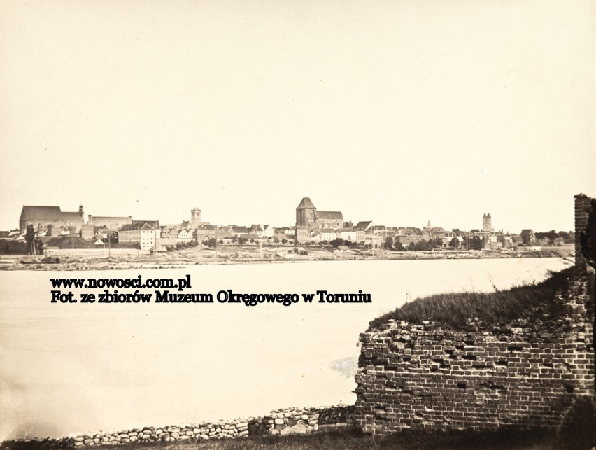 Najstarsze znane zdjęcia Torunia pochodzą z jesieni 1861...